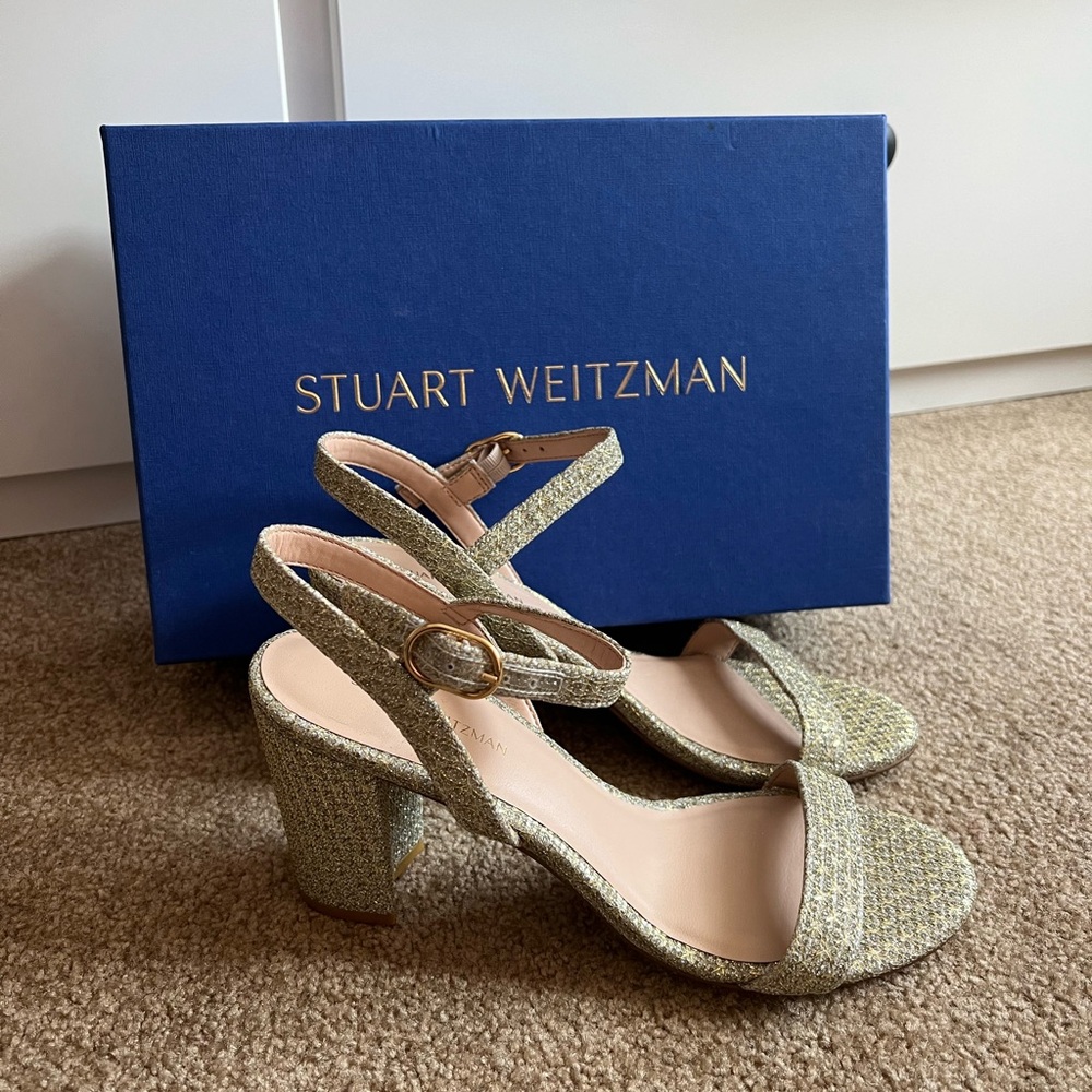 Stuart Weitzman Block Heel Sandal